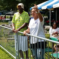 Force M.D's Fans rocking with them during soundcheck at The Glenville Festival in Cleveland