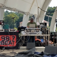 DJ G-Spot spinning in Multifest in Charleston, WV