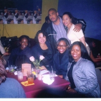 Malcolm Miles, Cherri Warren, Dr. Aida Fall, Tracy Mitchell and Keisha Hanley of HBO at a Carl Thomas Listening Party in DC.