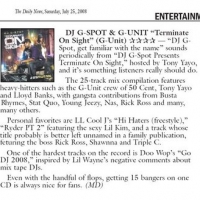 DJ G-Spot in the Pittsburgh Daily News