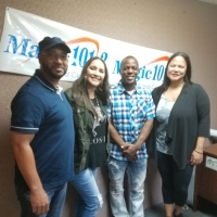 Rosalee at Magic 101.3 Louisville with Nat Martin, DJ Q & Double M