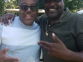 Khalil Lundy (Force M.D.'s) with DJ G-Spot