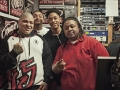 Lil George at Power 92 Chicago with Real T, Sean Dale and ChiBlizz