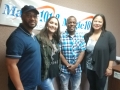 Rosalee at Magic 101.3 Louisville with Nat Martin, DJ Q & Double M