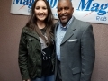 Rosalee with Magic 101.3 Louisville's Herlon Robinson